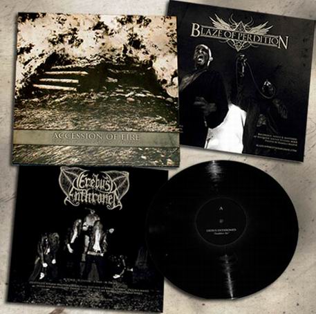 EREBUS ENTHRONED / BLAZE OF PERDITION - Split
