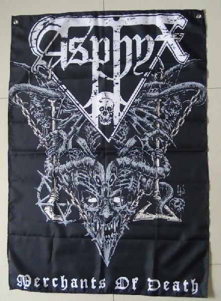 ASPHYX - Merchants of Death (Posterflag)