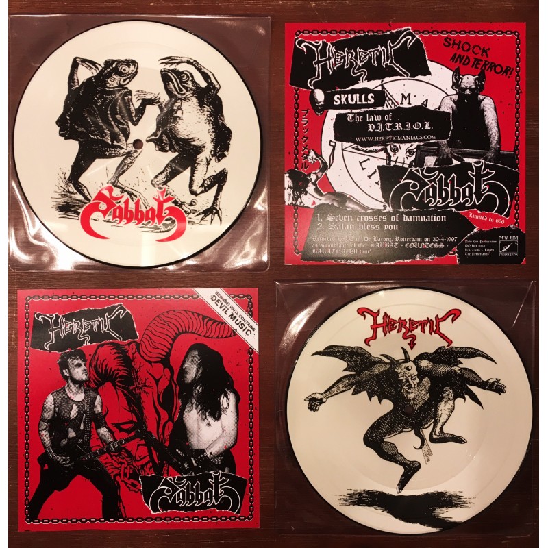 Sabbat / Heretic - Split (Picture EP)