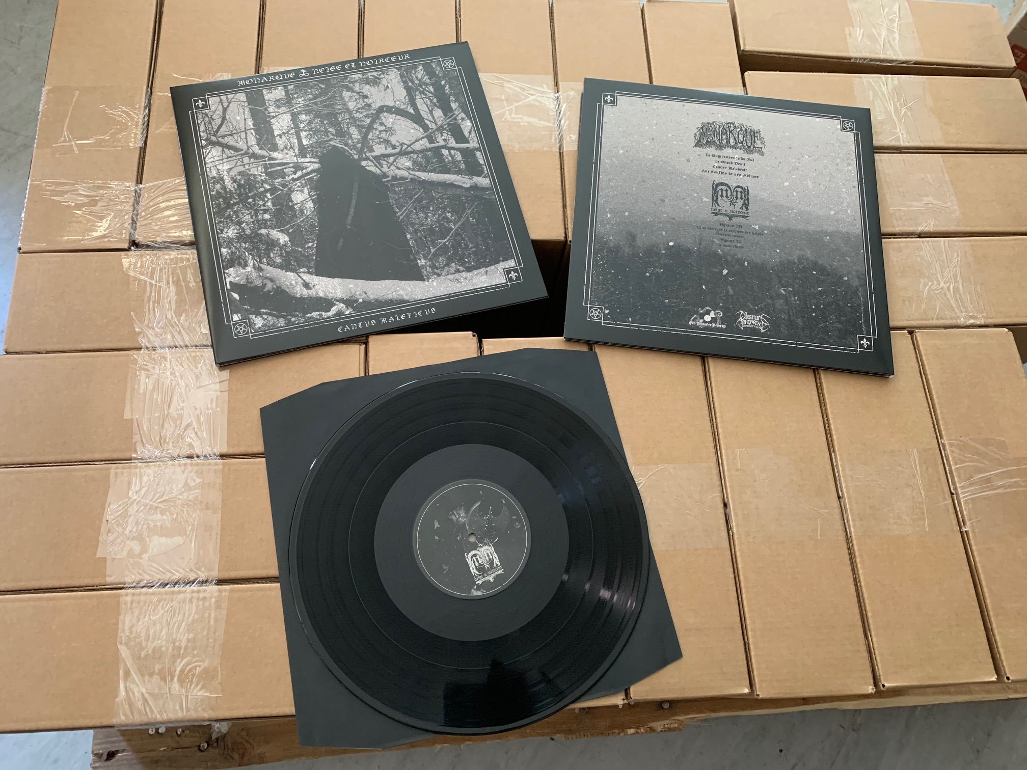 Monarque / Neige & Noirceur - Cantus Maleficus (Black vinyl,Lim.100)
