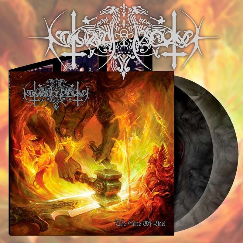 NOKTURNAL MORTUM - The Voice Of Steel (Double-LP,Black Galaxy Vinyl)