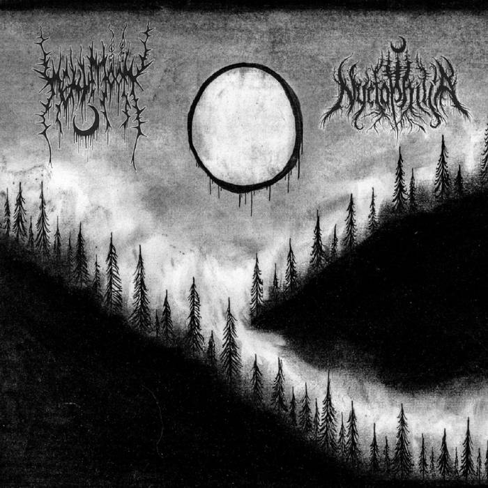 NYCTOPHILIA / HELLMOON - Under The Darkest Sign of Ancient Evil