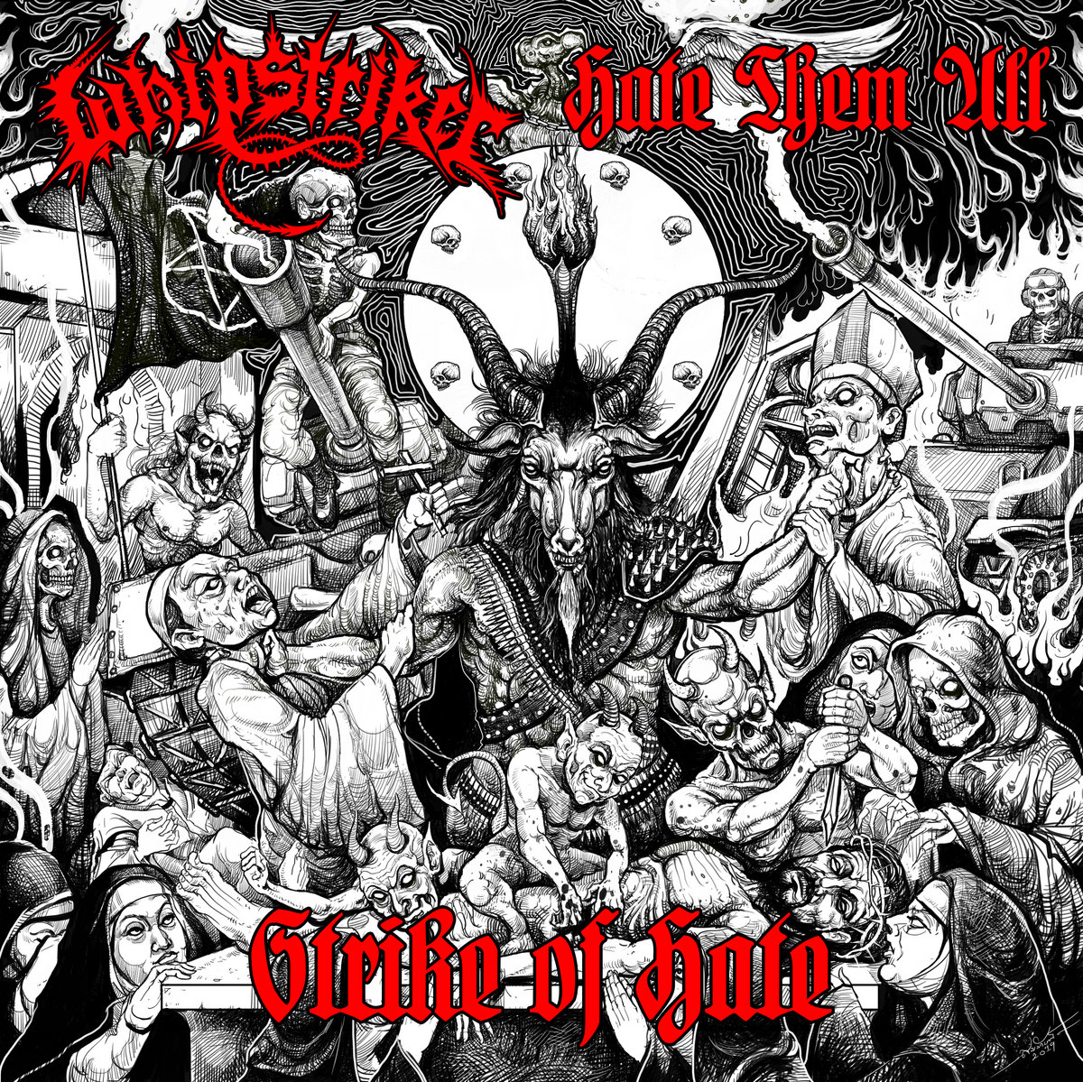 WHIPSTRIKER / HATE THEM ALL - Strike Of Hate