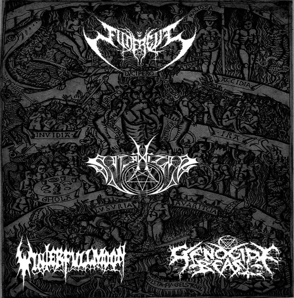 Winterfullmoon/Funereus/Satanizer/Genocide Beast – Split 