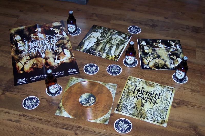 Horned Almighty-Contaminating The Divine (Coloured vinyl.Lim.100!!)